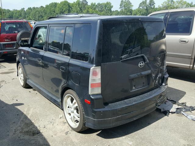 JTLKT324964064657 - 2006 TOYOTA SCION XB Schwarz Foto 3