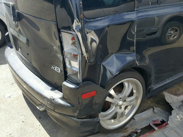 JTLKT324964064657 - 2006 TOYOTA SCION XB Schwarz Foto 9