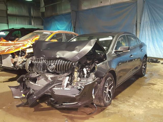 1G4G45G35GF278797 - 2016 BUICK LACROSSE S CHARCOAL photo 2