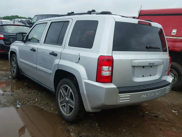 1J8FT48WX8D798456 - 2008 JEEP PATRIOT LI SILVER photo 3