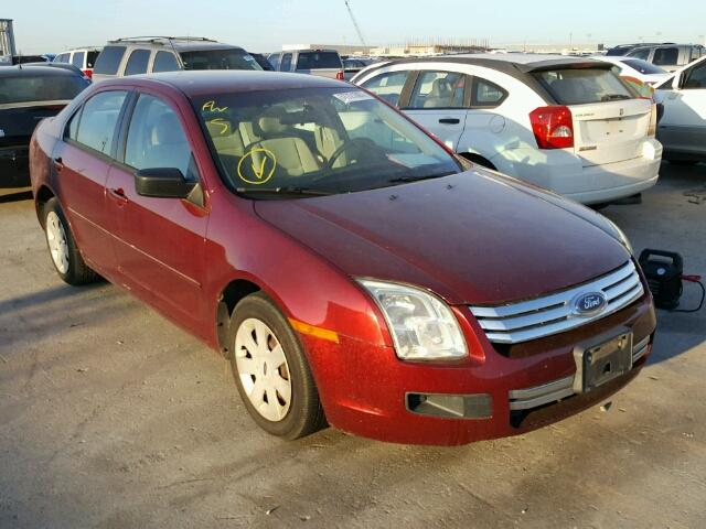 3FAHP06Z87R151852 - 2007 FORD FUSION RED photo 1