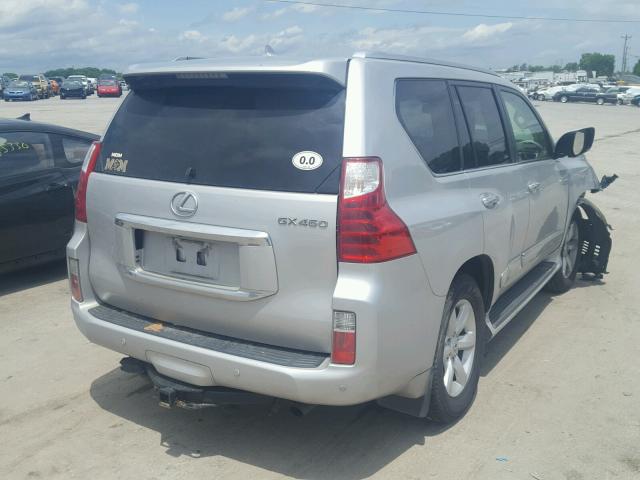 JTJJM7FXXB5035220 - 2011 LEXUS GX PREMIUM SILVER photo 4