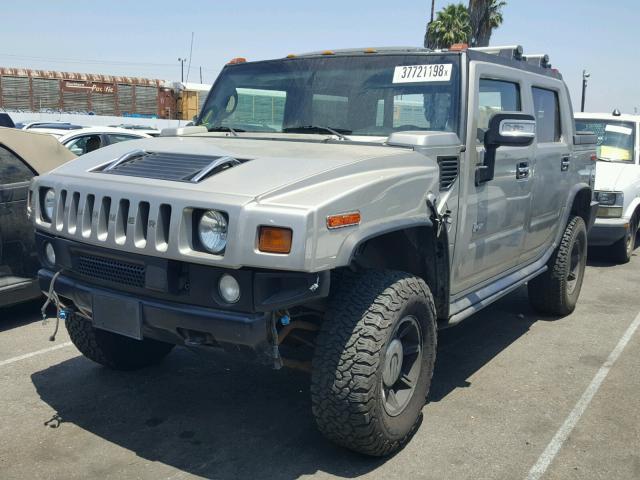 5GRGN22U96H101039 - 2006 HUMMER H2 SUT GRAY photo 2