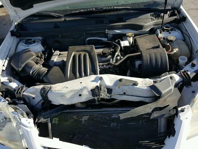 1G1AL52F057585101 - 2005 CHEVROLET COBALT LS WHITE photo 7