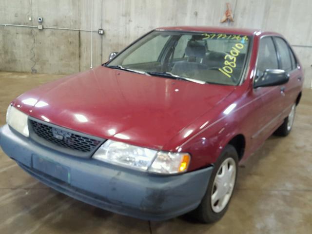 1N4AB41D3WC716265 - 1998 NISSAN SENTRA E MAROON photo 2