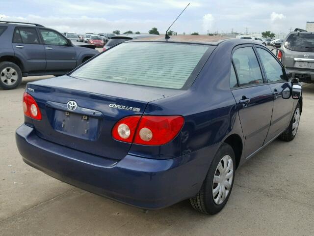 1NXBR30E36Z622570 - 2006 TOYOTA COROLLA CE BLUE photo 4