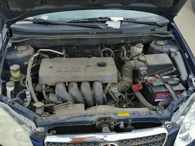 1NXBR30E36Z622570 - 2006 TOYOTA COROLLA CE BLUE photo 7