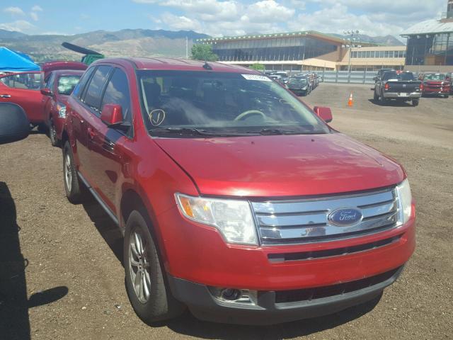 2FMDK3JC1ABA97419 - 2010 FORD EDGE SEL RED photo 1