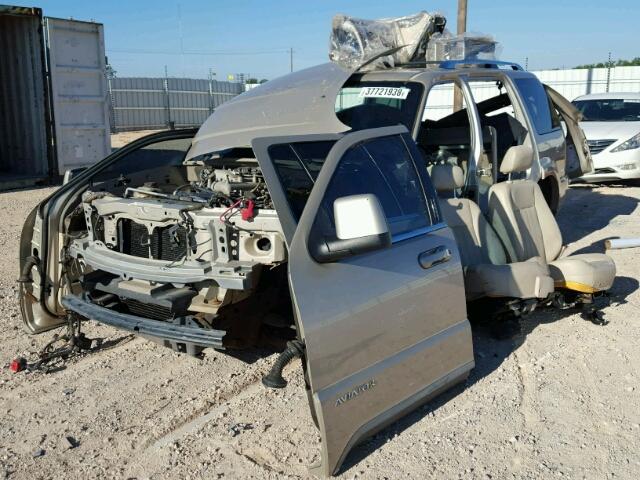 5LMEU88H94ZJ15998 - 2004 LINCOLN AVIATOR Qəhvəyi foto 2