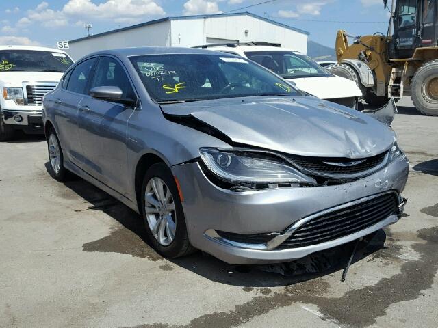 1C3CCCAB1FN662918 - 2015 CHRYSLER 200 LIMITE SILVER photo 1