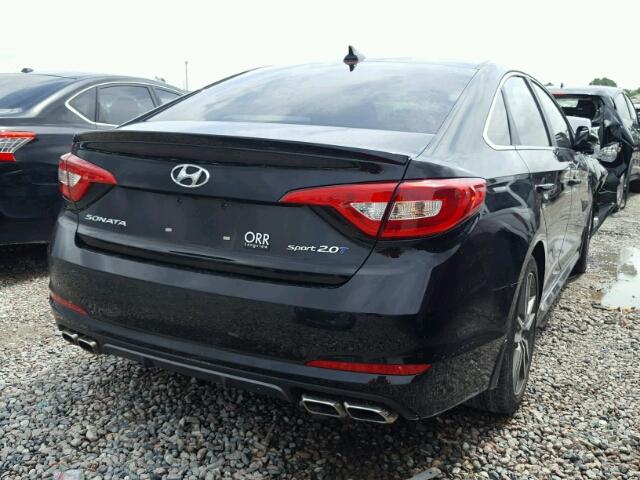 5NPE34AB4HH561904 - 2017 HYUNDAI SONATA SPO BLACK photo 4