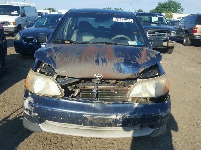 JTDBT123610189459 - 2001 TOYOTA ECHO BLUE photo 7