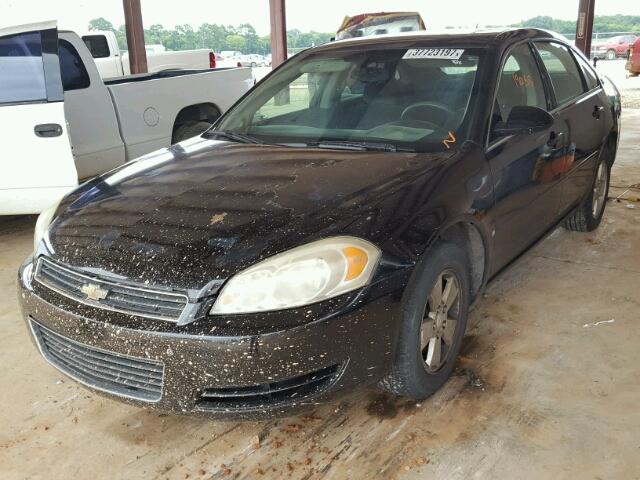 2G1WT58K869120530 - 2006 CHEVROLET IMPALA LT BLACK photo 2