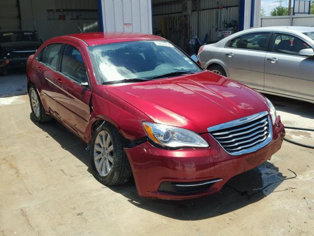 1C3CCBBB0DN603946 - 2013 CHRYSLER 200 TOURIN MAROON photo 1