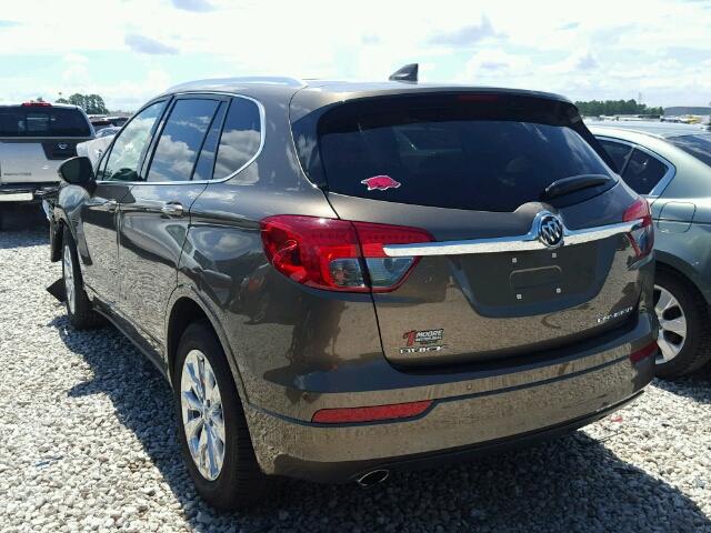 LRBFXBSA4HD129675 - 2017 BUICK ENVISION E BROWN photo 3