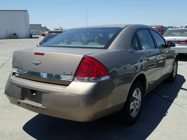 2G1WB58K879222978 - 2007 CHEVROLET IMPALA LS BROWN photo 4