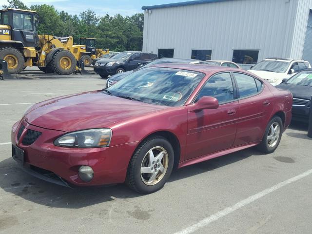 2G2WP522841115641 - 2004 PONTIAC GRAND PRIX RED photo 2