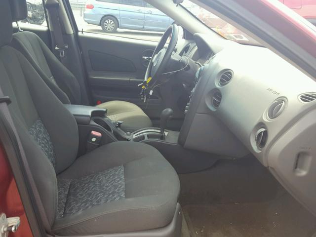 2G2WP522841115641 - 2004 PONTIAC GRAND PRIX RED photo 5