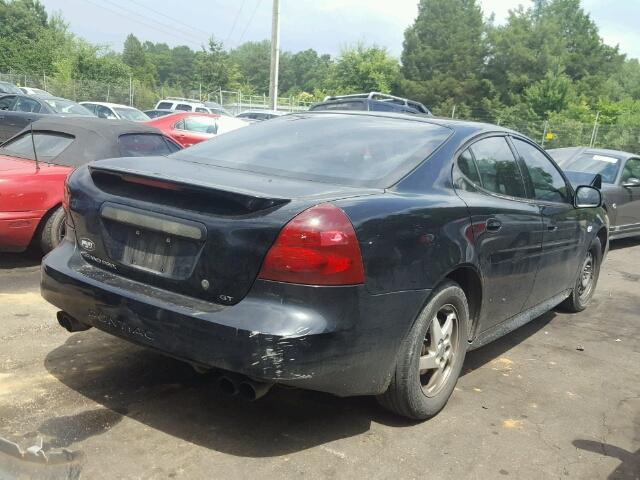 2G2WS522241360076 - 2004 PONTIAC GRAND PRIX Чорний фото 4