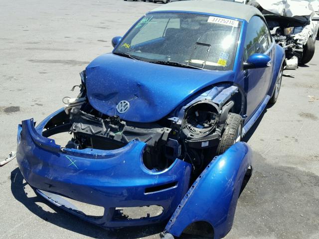 3VWSG31Y37M400679 - 2007 VOLKSWAGEN NEW BEETLE 蓝色 照片 2