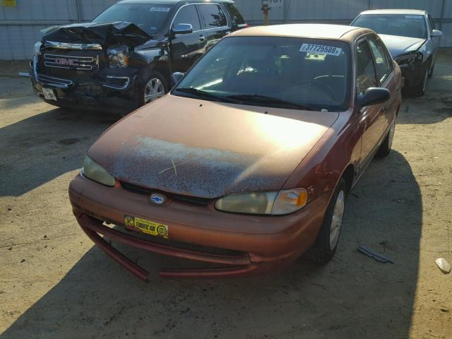 1Y1SK52862Z412775 - 2002 CHEVROLET GEO PRIZM 勃艮第红 照片 2