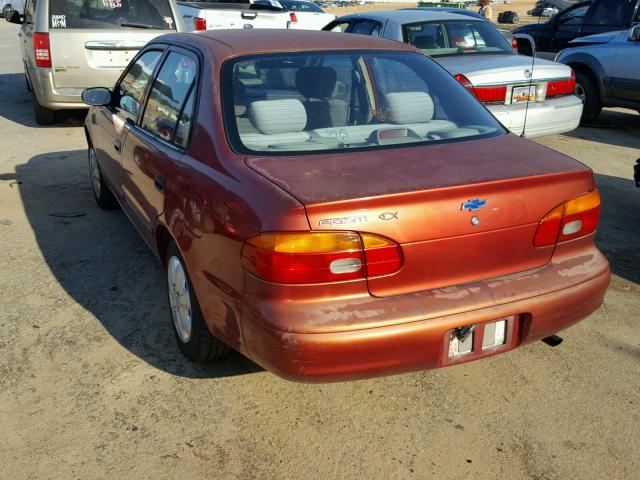 1Y1SK52862Z412775 - 2002 CHEVROLET GEO PRIZM BURGUNDY photo 3