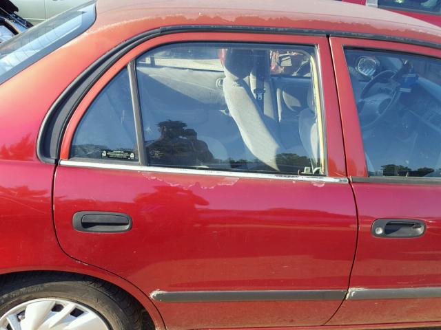 1Y1SK52862Z412775 - 2002 CHEVROLET GEO PRIZM 勃艮第红 照片 6