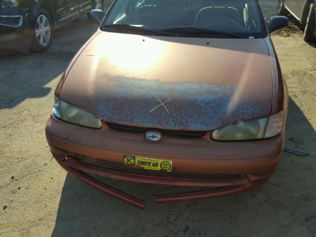 1Y1SK52862Z412775 - 2002 CHEVROLET GEO PRIZM 勃艮第红 照片 7