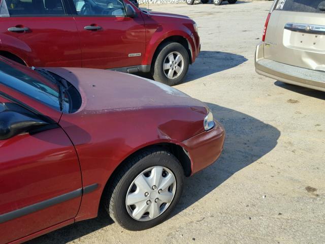 1Y1SK52862Z412775 - 2002 CHEVROLET GEO PRIZM 勃艮第红 照片 9