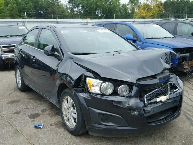 1G1JC5SH3D4217626 - 2013 CHEVROLET SONIC LT BLACK photo 1