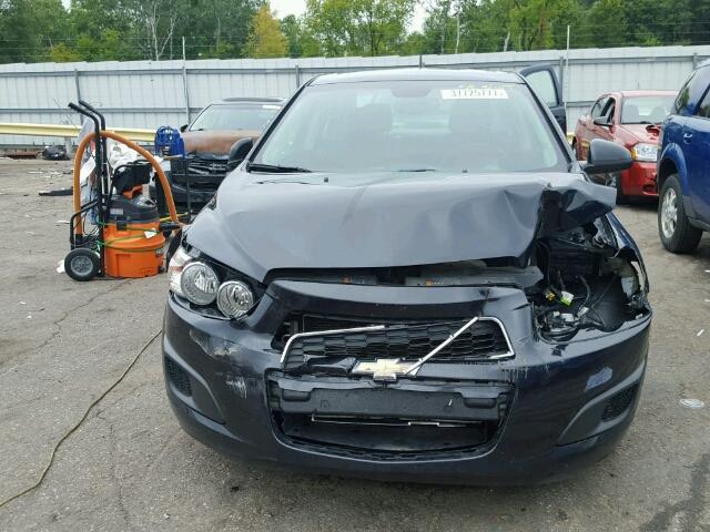 1G1JC5SH3D4217626 - 2013 CHEVROLET SONIC LT BLACK photo 9