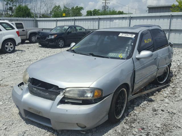 3N1AB51D43L722031 - 2003 NISSAN SENTRA SE- SILVER photo 2