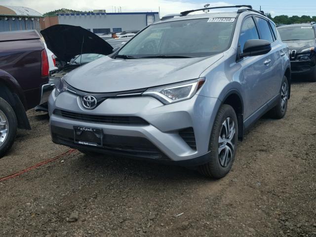 2T3BFREV2GW515393 - 2016 TOYOTA RAV4 LE SILVER photo 2