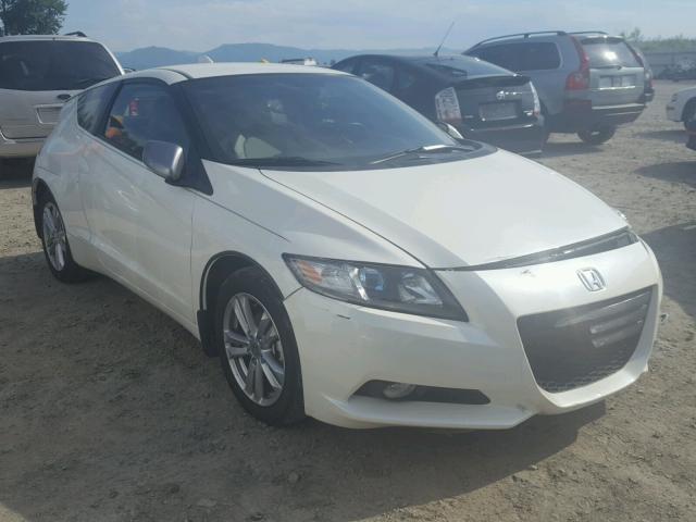 JHMZF1D66CS003566 - 2012 HONDA CR-Z EX WHITE photo 1