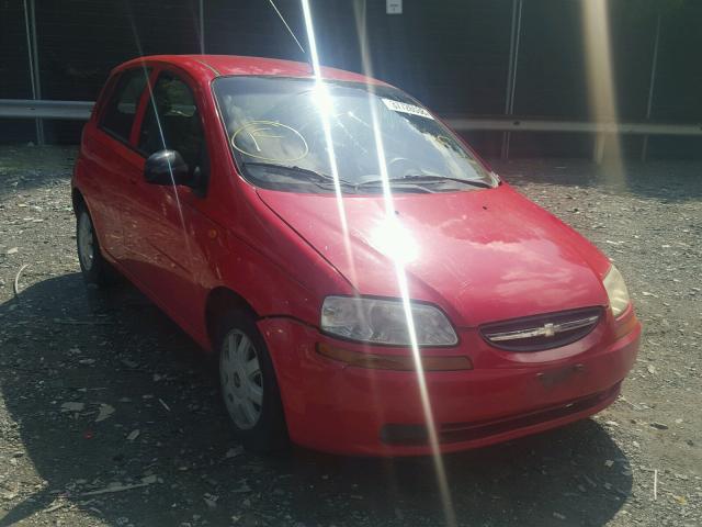 KL1TJ62684B145559 - 2004 CHEVROLET AVEO LS RED photo 1