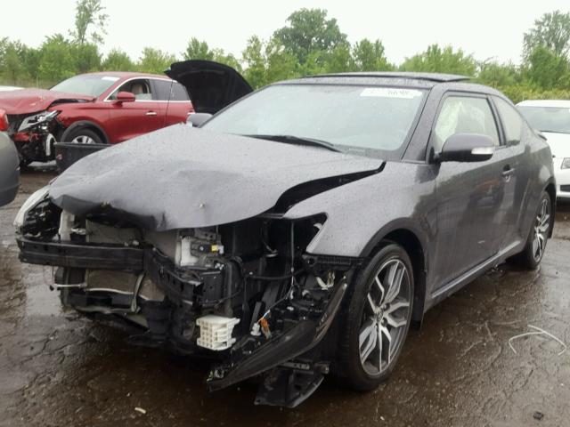 JTKJF5C76FJ003120 - 2015 TOYOTA SCION TC 灰色 照片 2