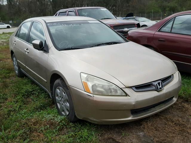 1HGCM56324A016332 - 2004 HONDA ACCORD LX GOLD photo 1