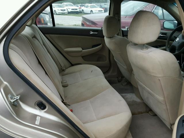 1HGCM56324A016332 - 2004 HONDA ACCORD LX GOLD photo 6