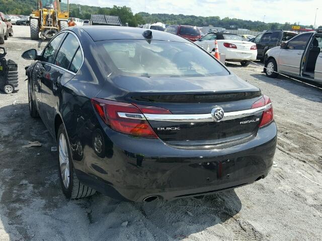 2G4GK5EX9G9162796 - 2016 BUICK REGAL BLACK photo 3