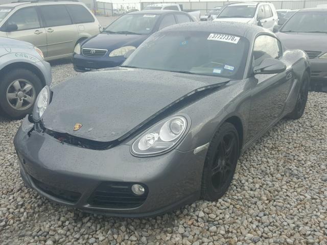 WP0AA2A82BU760427 - 2011 PORSCHE CAYMAN GRAY photo 2