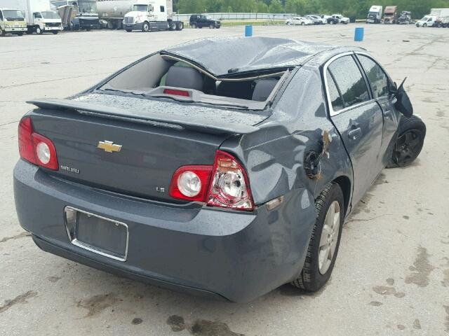 1G1ZG57B18F247777 - 2008 CHEVROLET MALIBU LS BLUE photo 4