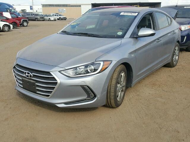 5NPD84LF2HH099047 - 2017 HYUNDAI ELANTRA SE SILVER photo 2