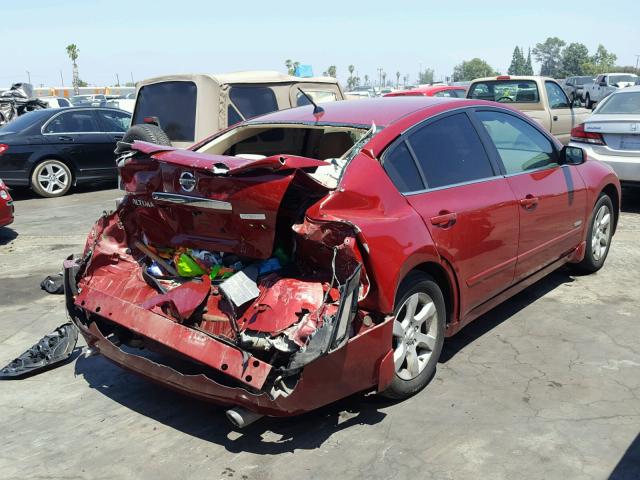 1N4CL21E47C146393 - 2007 NISSAN ALTIMA HYB RED photo 4