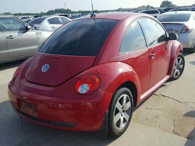 3VWRR31C36M408776 - 2006 VOLKSWAGEN NEW BEETLE RED photo 4