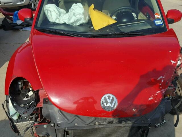 3VWRR31C36M408776 - 2006 VOLKSWAGEN NEW BEETLE RED photo 7