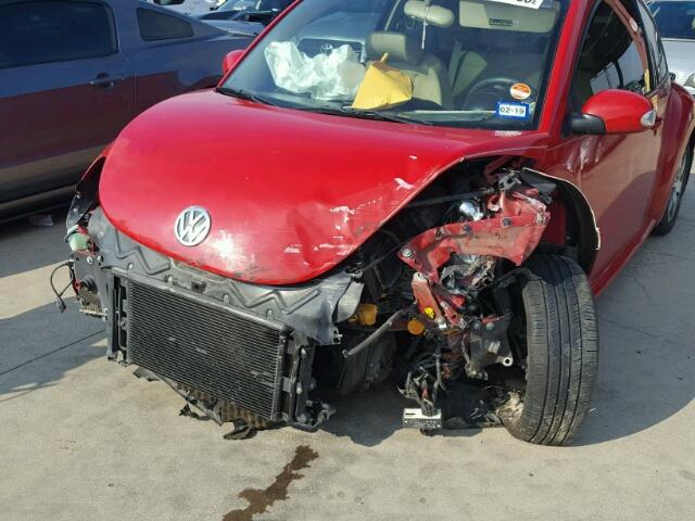 3VWRR31C36M408776 - 2006 VOLKSWAGEN NEW BEETLE RED photo 9