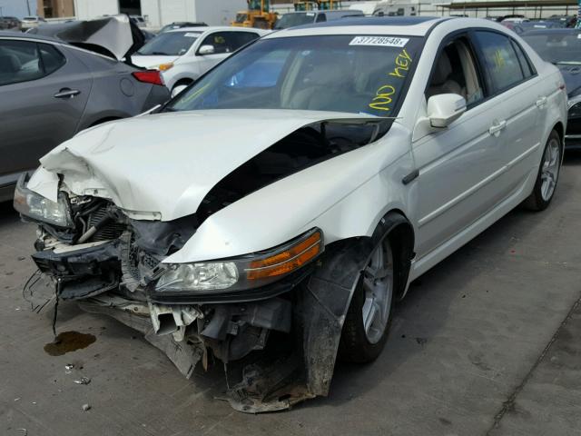 19UUA662X7A032938 - 2007 ACURA TL WHITE photo 2