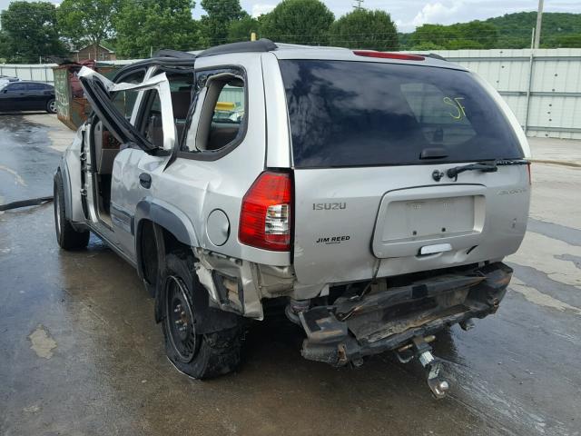 4NUDS13SX42104542 - 2004 ISUZU ASCENDER S SILVER photo 9