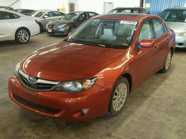 JF1GE6B62AH517555 - 2010 SUBARU IMPREZA 2. RED photo 2