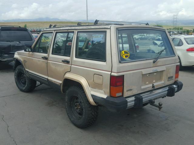 1J4FJ38L1KL429571 - 1989 JEEP CHEROKEE P BROWN photo 3